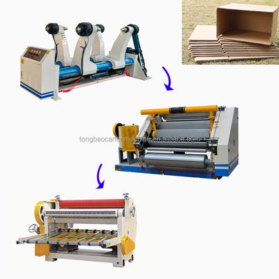 Two Layer Single Facer Corrugated Production Line Solution for Cardboard Box Making