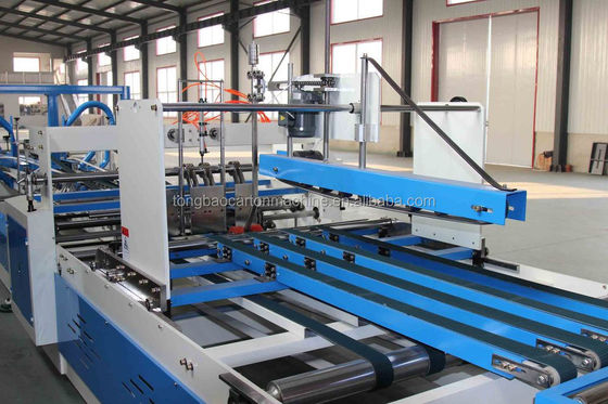 380V Power Automatic Folder and Gluer Carton Machine for Smooth Production