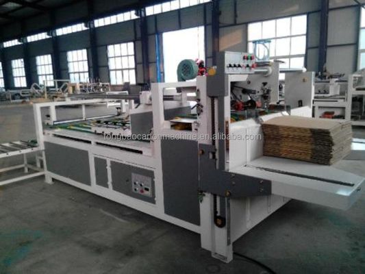 Carton Packaging Type 150 mm Mini Automatic Folder Gluer Machine for Small Box Gluing