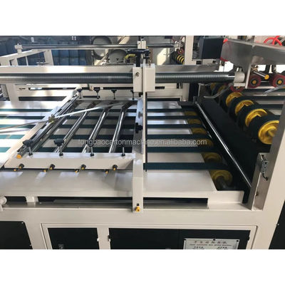 Carton Packaging Type 150 mm Mini Automatic Folder Gluer Machine for Small Box Gluing