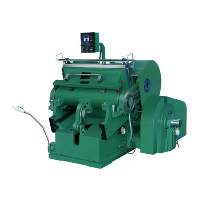 Semi-Auto Flat Bed Corrugated Board Creasing And Die Cutter Machine For Packaging Pouch