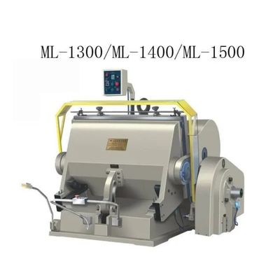 Manual Corrugated Sheet Cardboard Pizza Box Flatbed Die Cutter And Creasing Press Machine