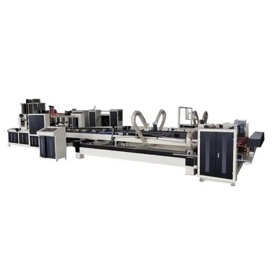 Electric Driven Corrugated Carton Folder Gluer and Stitcher Bundling Machine for Market