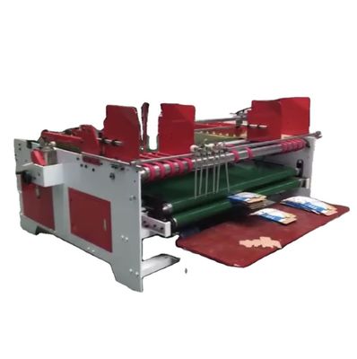 Semi-automatic Carton Packaging Gluer Machine with Combined Pressure Model at Affordable