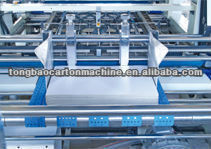 Electric Driven Semi-Automatic Corrugated Box Folder Gluer for Flexible Packaging