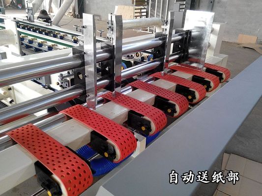 Plastic Packaging Material Tongbao Automatic Gluing Machine for Corrugated Carton Box 100 p/min